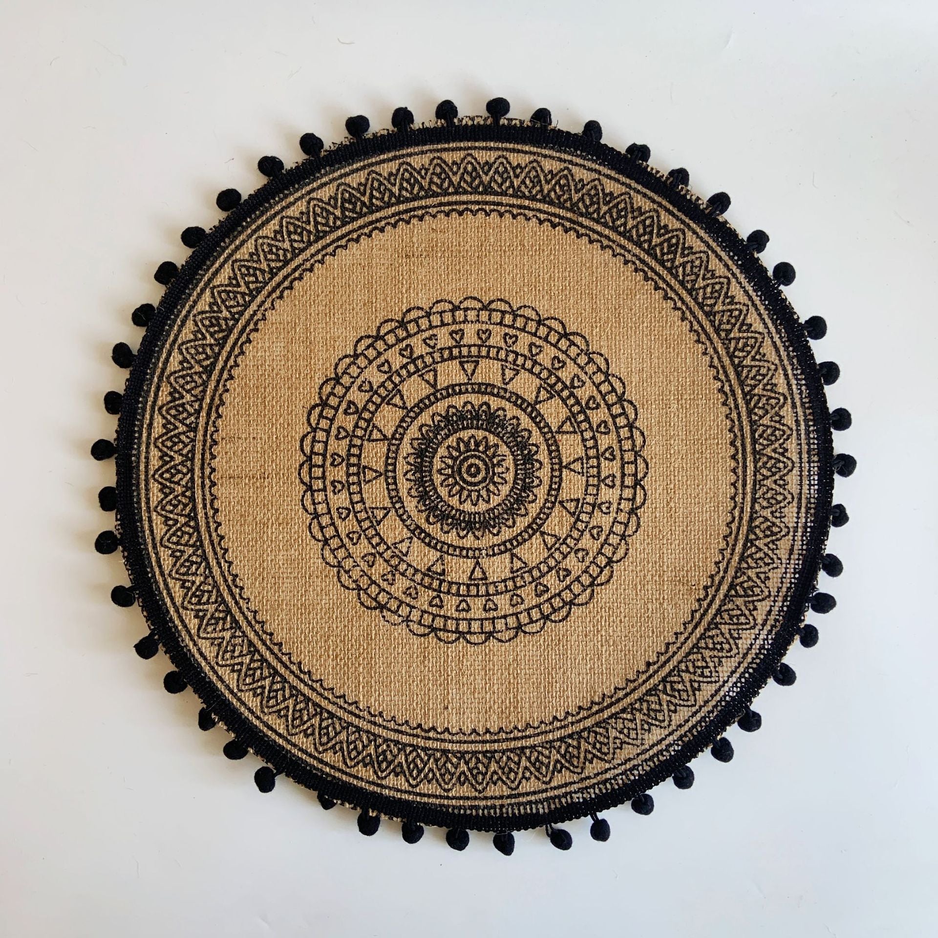 Wholesale Cotton Linen Woven Coaster Placemat